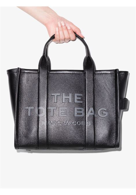 borsa the leather medium tote donna nera MARC JACOBS | H004L01PF21001